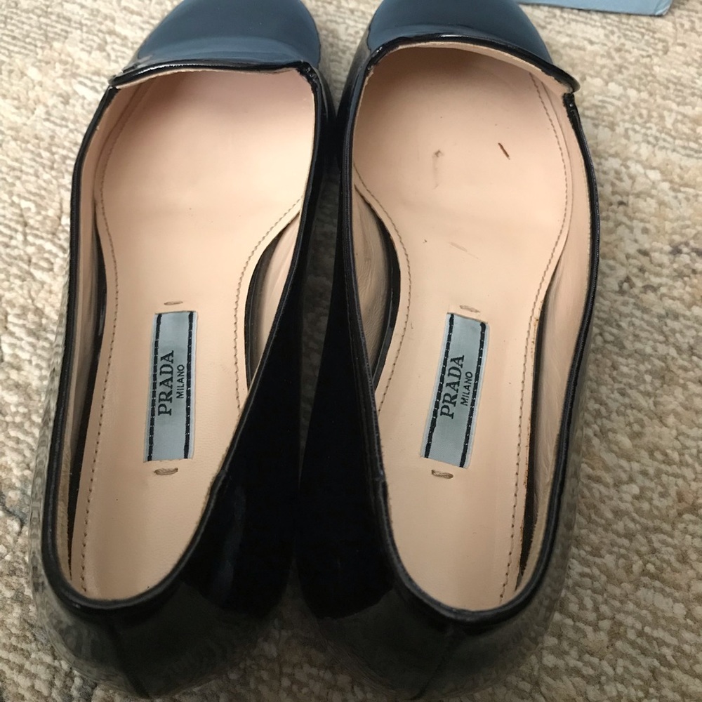 Prada Glossy Black Loafers - Picture 12 of 13